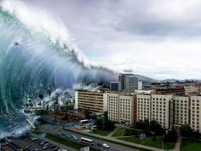 Nằm mơ thấy sóng thần